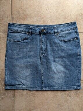 Denim Mini Skirt